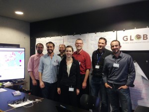The full GLOBE Team at the OSM, including Tobias Langanke (minus Alyson)